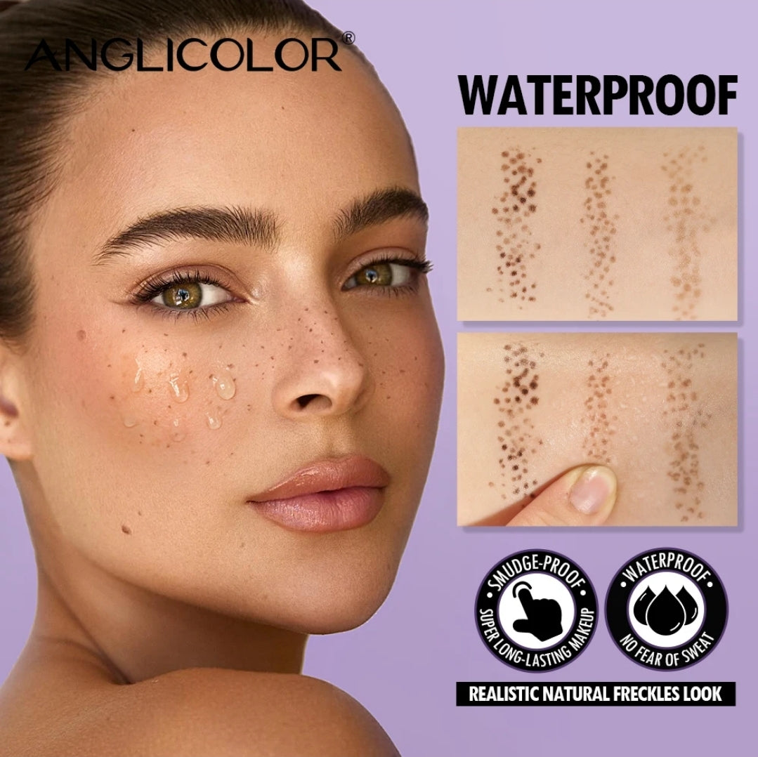 FreckLuxe Freckle Stamp Pen - Waterproof & Long-Lasting Natural Freckle Effect with Five-Point Head