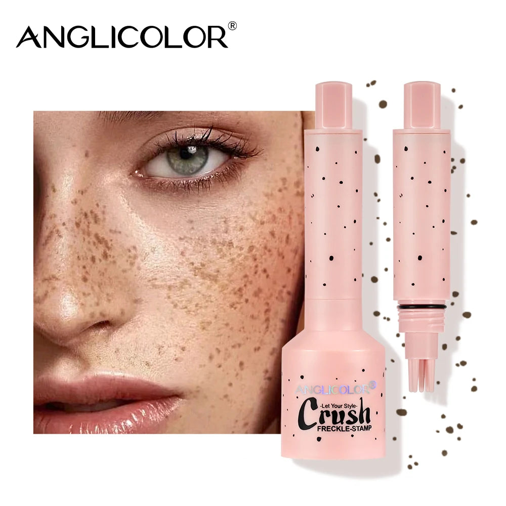 FreckLuxe Freckle Stamp Pen - Waterproof & Long-Lasting Natural Freckle Effect with Five-Point Head